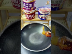 Berat bersih 208g mie Cina cepat dan vermicelli dengan telur utuh siput mie rasa