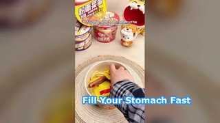 Bihun, mie dengan telur dan sosis, Jenis plus