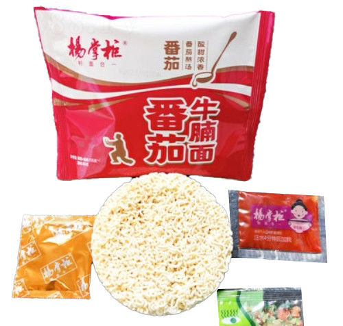 Tomat Mie instan Cina Rasa daging sapi 129g*24 Tidak pedas Mie instan Asia