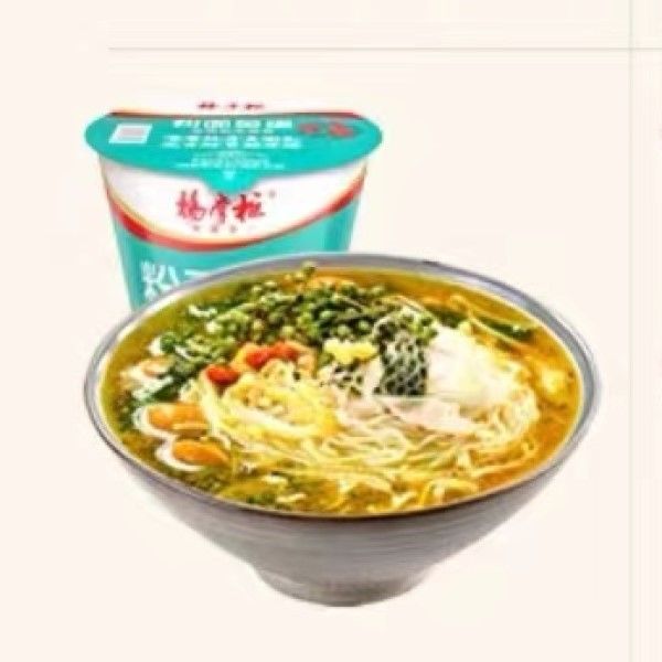 Pedas Dan Manis Korea Cup Instan Noodles Kombinasi Dengan Rasa Rotan Pisang Vermicelli