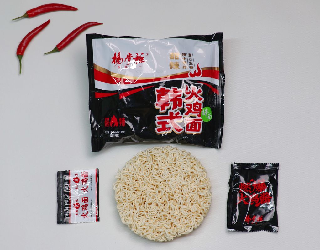 130g*24 Instant Noodles Rasa Ayam Panas Untuk Pasar Penjualan Tinggi