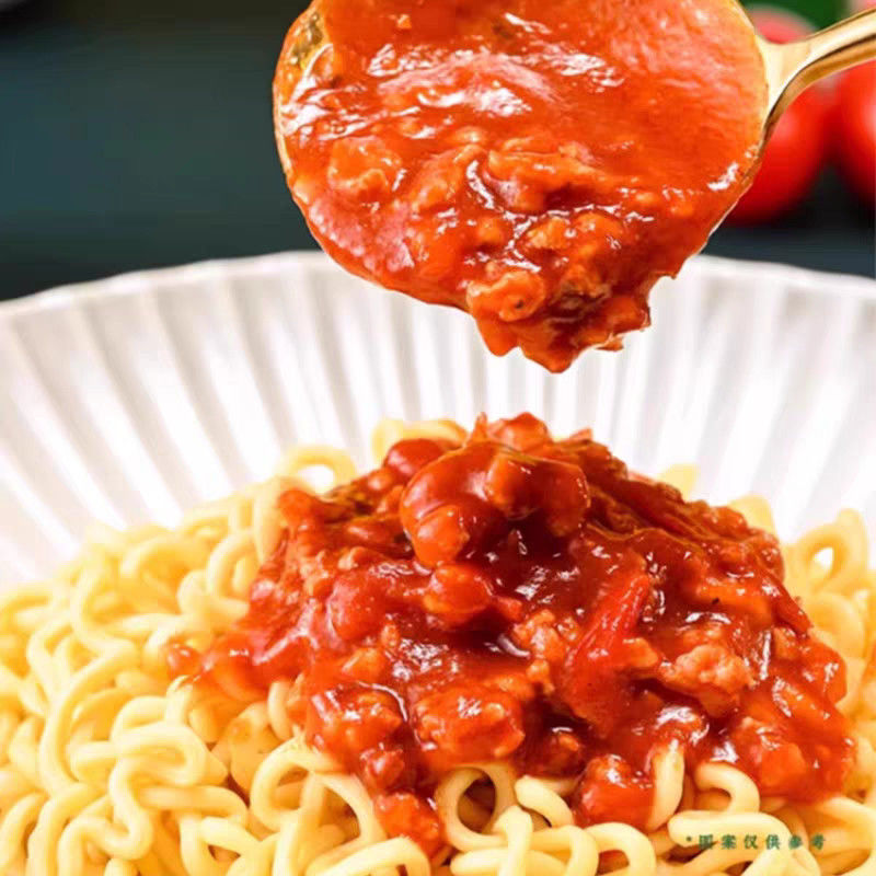 Kategori Campurkan Goreng Instan Mie Cina Mie Cina cepat rasa saus tomat