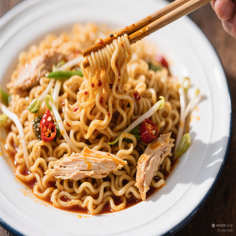 Aduk Goreng Instan Mie Cina Pedas Berkualitas Pedas Deskripsi Mie Instan Cina Bahan-bahan Saus Bumbu