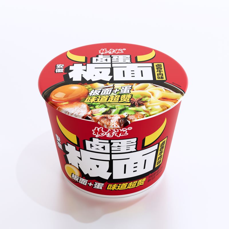 1 porsi Ukuran 173g Noodle Tidak Goreng dengan Rasa Daging Sapi Pedas