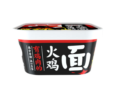 Savory Hot Spicy Chicken Flavor Penggorengan Instant Noodle Dengan Ayam Asli 154g