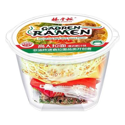 HK Juicious Flavor Tanpa Bahan Hewan Noodle Vegetarian Tidak Goreng 180g